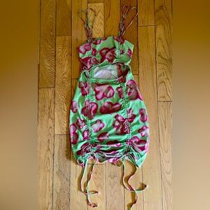 Cut out cinched mini dress